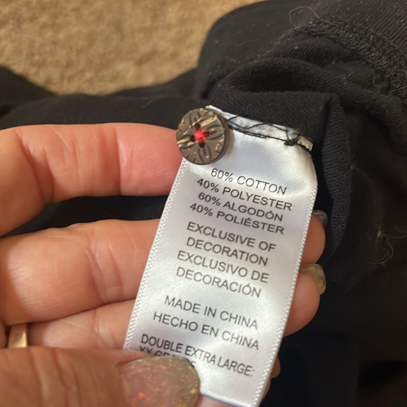 Tommy Bahama black w red accent, elastic drawstring, waistband lounge pants XXL - Picture 5 of 5